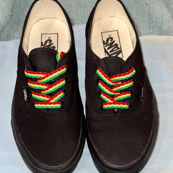Vans Size 7 Black - Picture 2 of 3